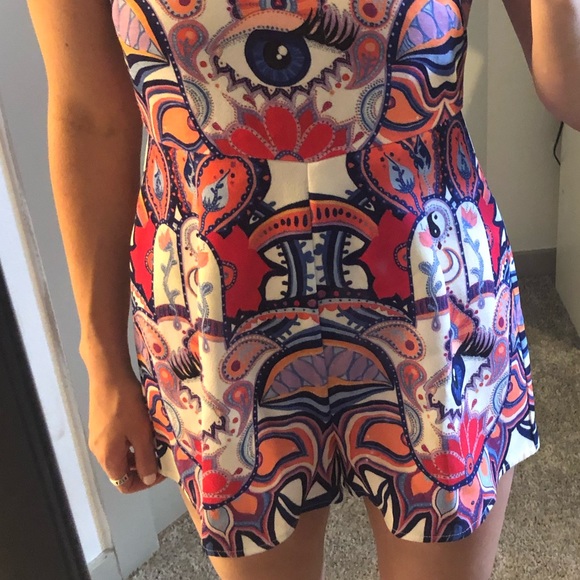 Print Romper - Picture 2 of 4